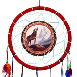 Bergwolf-Traumfänger 33cm