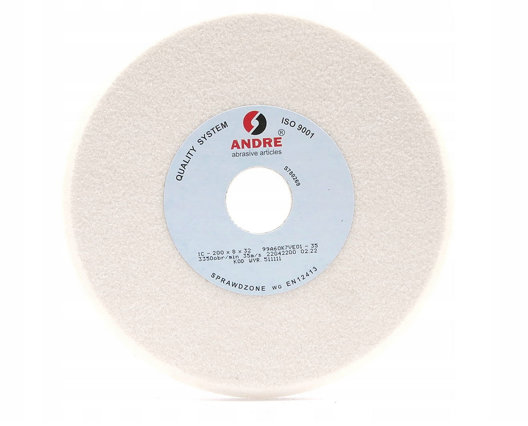 Andre geprofileerd schuurmiddel 200mm x 8mm x 32mm 99a60k7ve01-35 wit type 1c