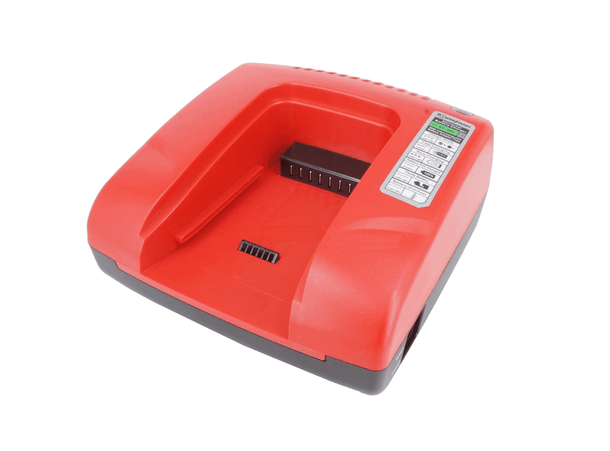 PowersMart Tools Batterie Ladegerät Grundstation 20-36V 2.1A rot