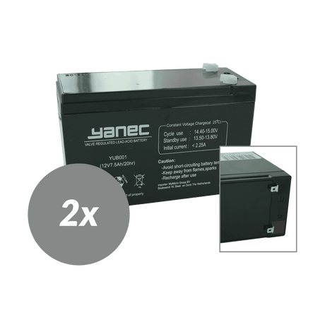 Yanec USV-Batterie-Ersatzset RBC5 (exkl. Kabel)