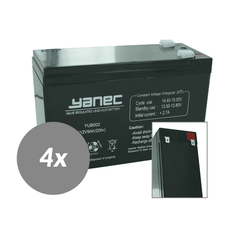 Yanec USV-Batterie-Ersatzset RBC107 (ohne Kabel)