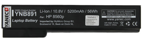 Yanec Laptop -Batterie 5200mah