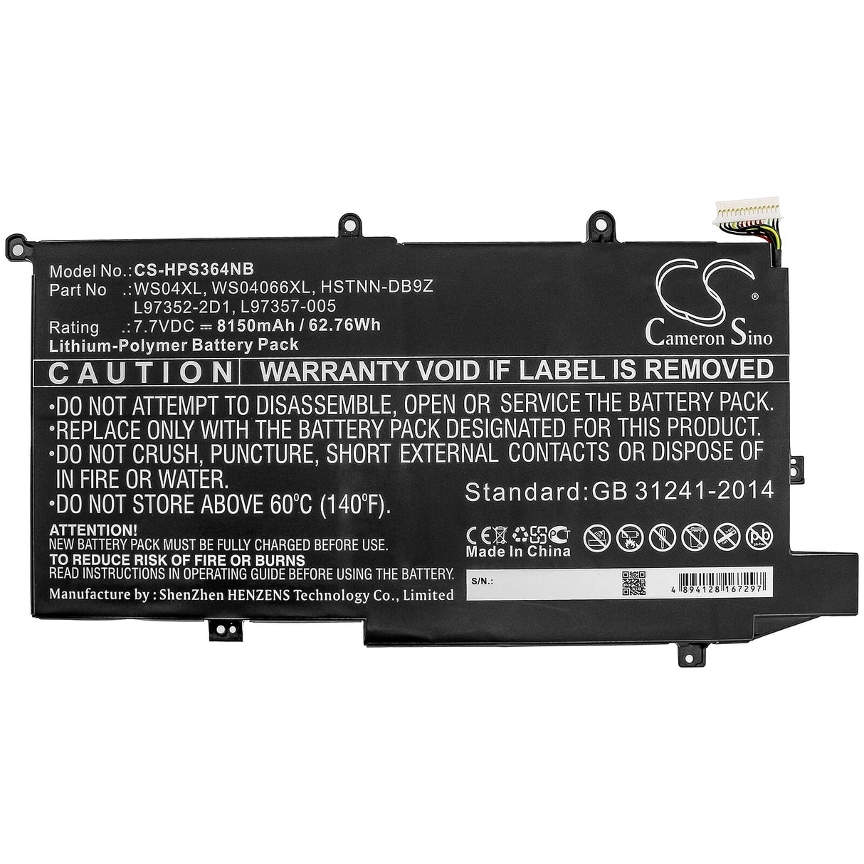 Ersatzteile Laptop -Akku 8150mah