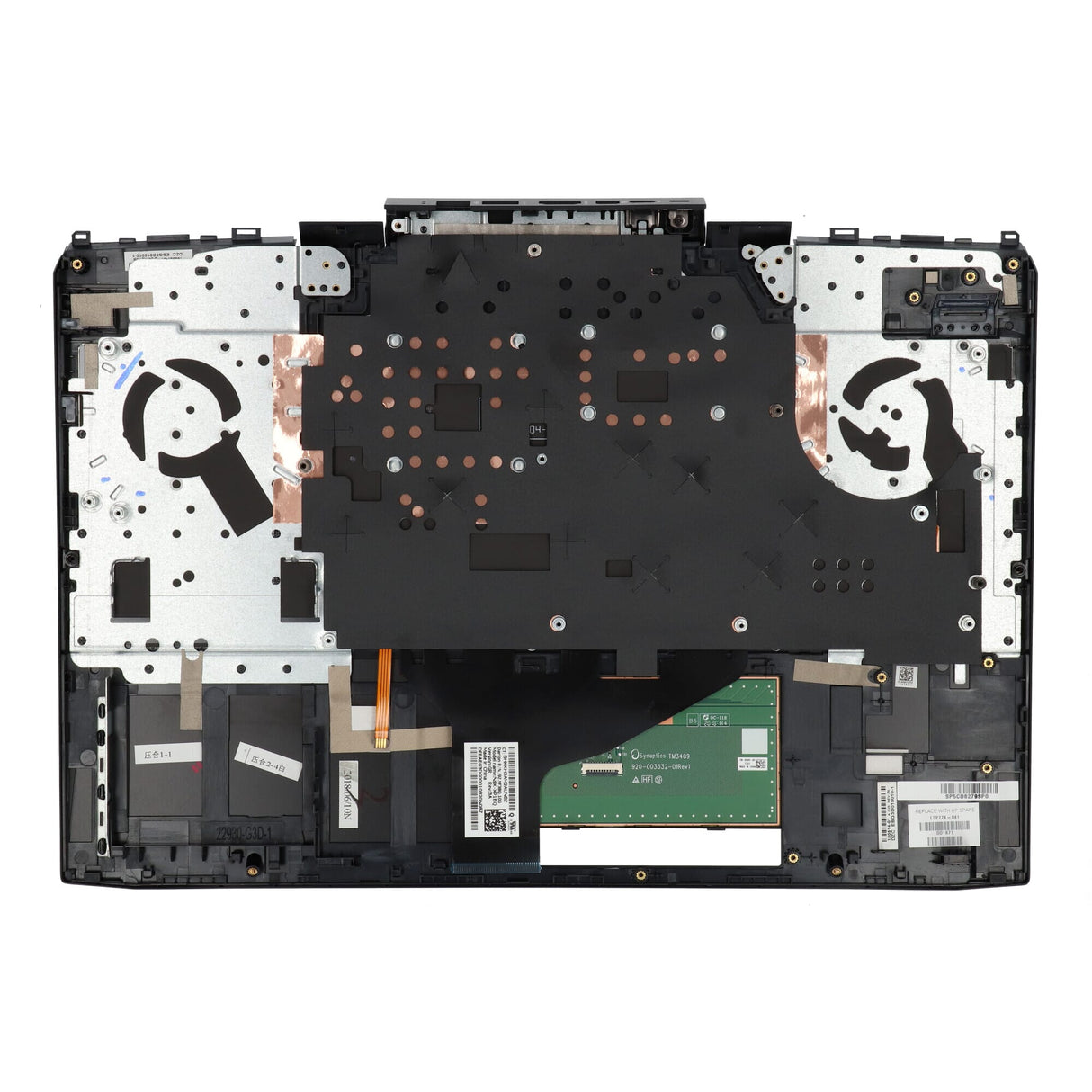 HP Laptop -Tastatur QWERTZ DE + TOP COVER, Hintergrundbeleuchtung