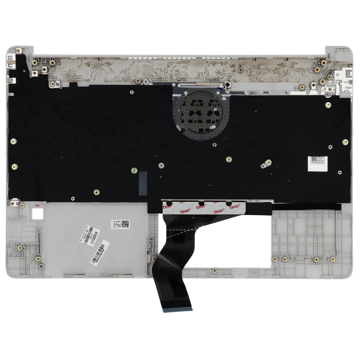HP Laptop -Tastatur QWERTY Us + Top Cover - Silber
