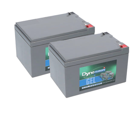 Dyno-Gelbatterie 12V 12Ah Ersatzset (exkl. Kabel)