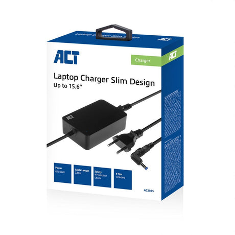 Act Laptop-Ladegerät AC3310 schwarz 45 x 180 mm