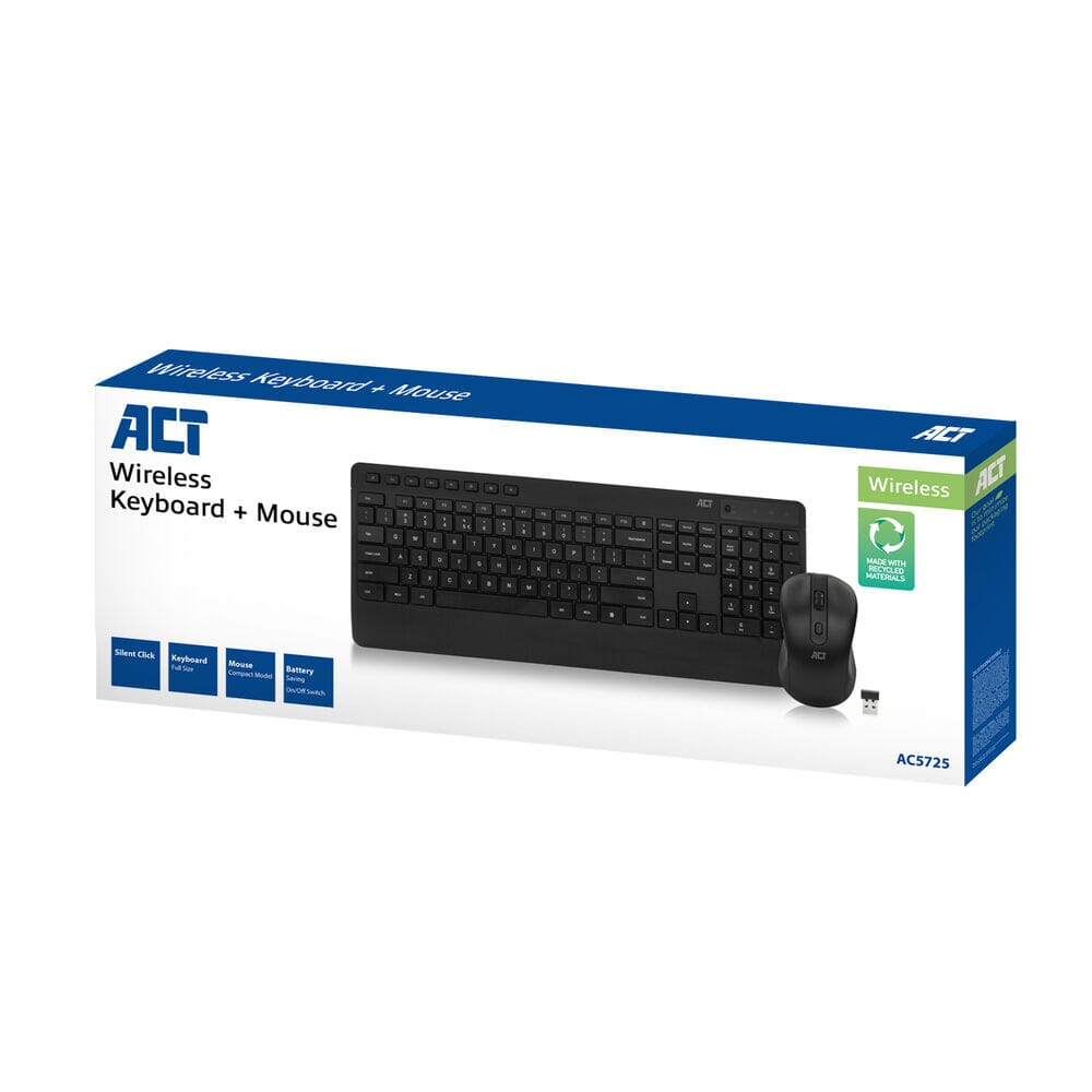 Act Kabelloses Tastatur- und Mauspaket (QWERTZ)