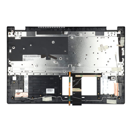 Lenovo Laptop-Tastatur QWERTY US + obere Abdeckung, schwarz – grau