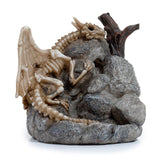 Schatten der Dunkelheit, Knochen, Drachenschädel, Rückfluss-Räucherstäbchenhalter