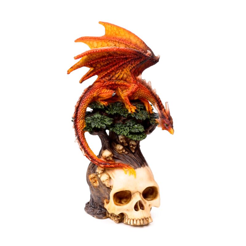 Dunkler Legendenbaum des toten Feuerdrachen