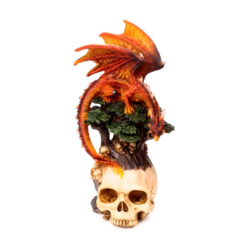 Dunkler Legendenbaum des toten Feuerdrachen
