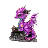 Elemente niedlicher Baby-Amethyst-Walddrache