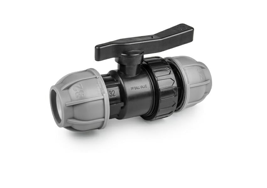 Bradas klep voor leidingen pe 25mm 25mm