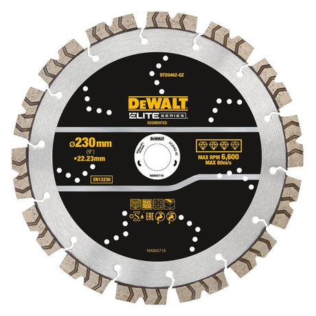 Dewalt Elite-Serie – Diamantscheibensegment – 230 mm – Beton und Ziegel