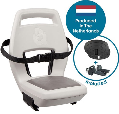Qibbel Rücksitz Junior 6+ Gepäckträger beige braun