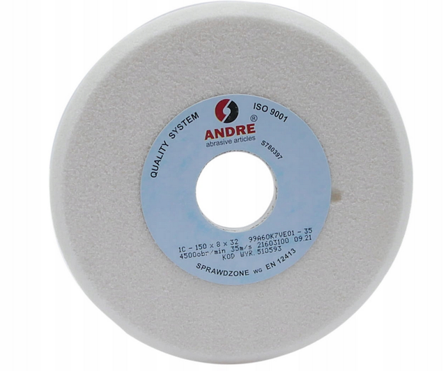 Andre geprofileerd schuurmiddel 150mm x 8mm x 32mm 99a60k7ve01-35 wit type 1c