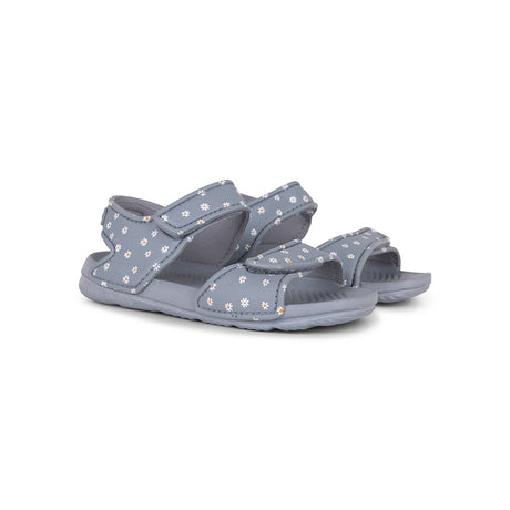 Gänseblümchenblume | blaue Sandalen - Größe 19-29