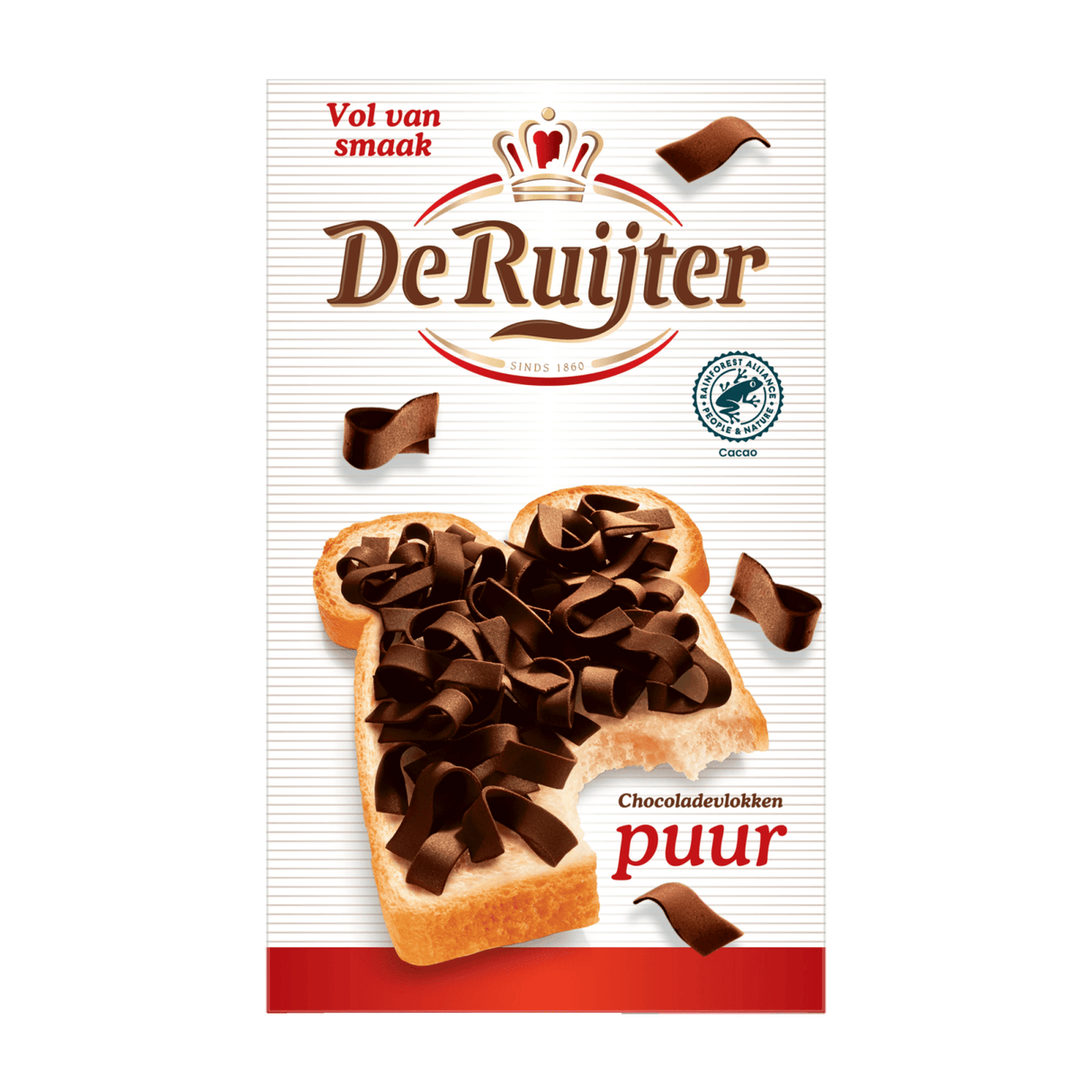 De Ruijter dunkle Schokoladenflocken (16x 200g)