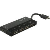 Delock External USB 3.1 Gen 1 USB-C> 4x USB-A + 1x USB-C