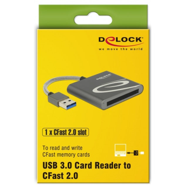 Delock USB 3.0 -Kartenleser für cfast 2.0 Speicherkarten
