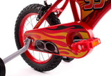 Disney autos disney cars kinderfiets - jongens - 14 inch - rood - twee handremmen