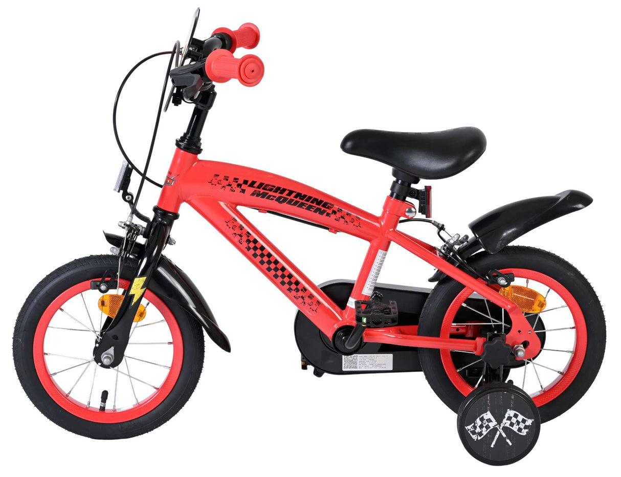 Disney Autos Disney Cars Kinderfahrrad – Jungen – 12 Zoll – zwei Handbremsen
