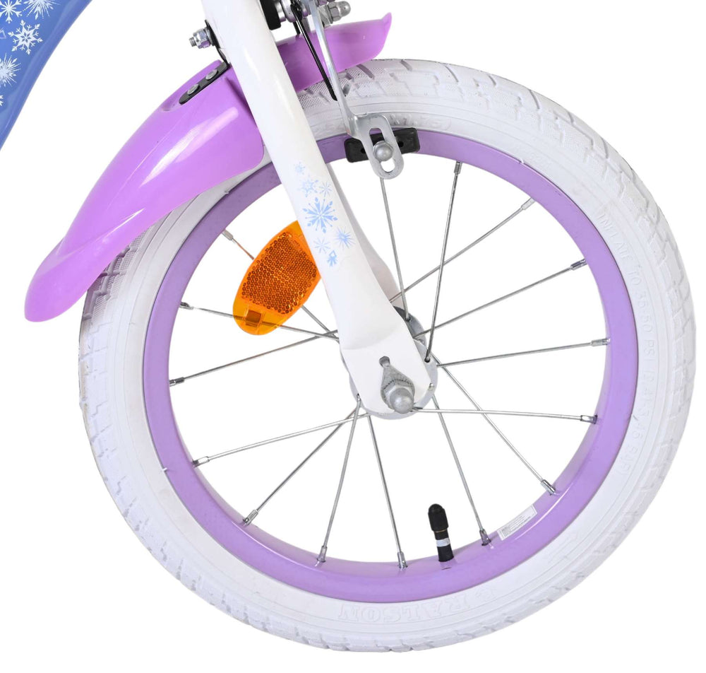 Disney Die Eiskönigin Disney Frozen 2 Kinderfahrrad – Mädchen – 14 Zoll – Blau Lila