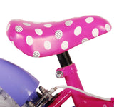 Disney Minnie süßest aller Zeiten! Kinderfahrrad - Mädchen - 12 Zoll - Pink - Zwei Handbremsen