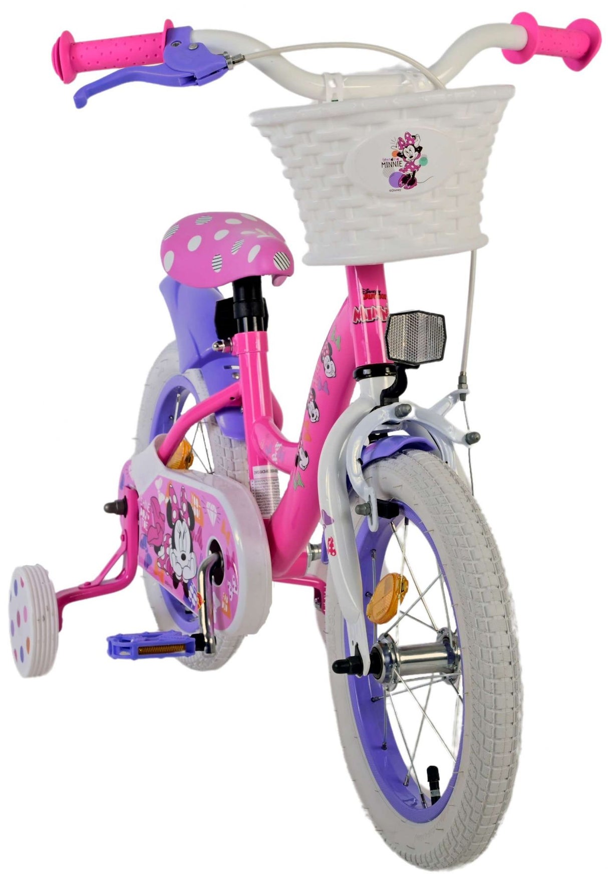 Disney Minnie süßest aller Zeiten! Kinderfahrrad - Mädchen - 14 Zoll - Pink
