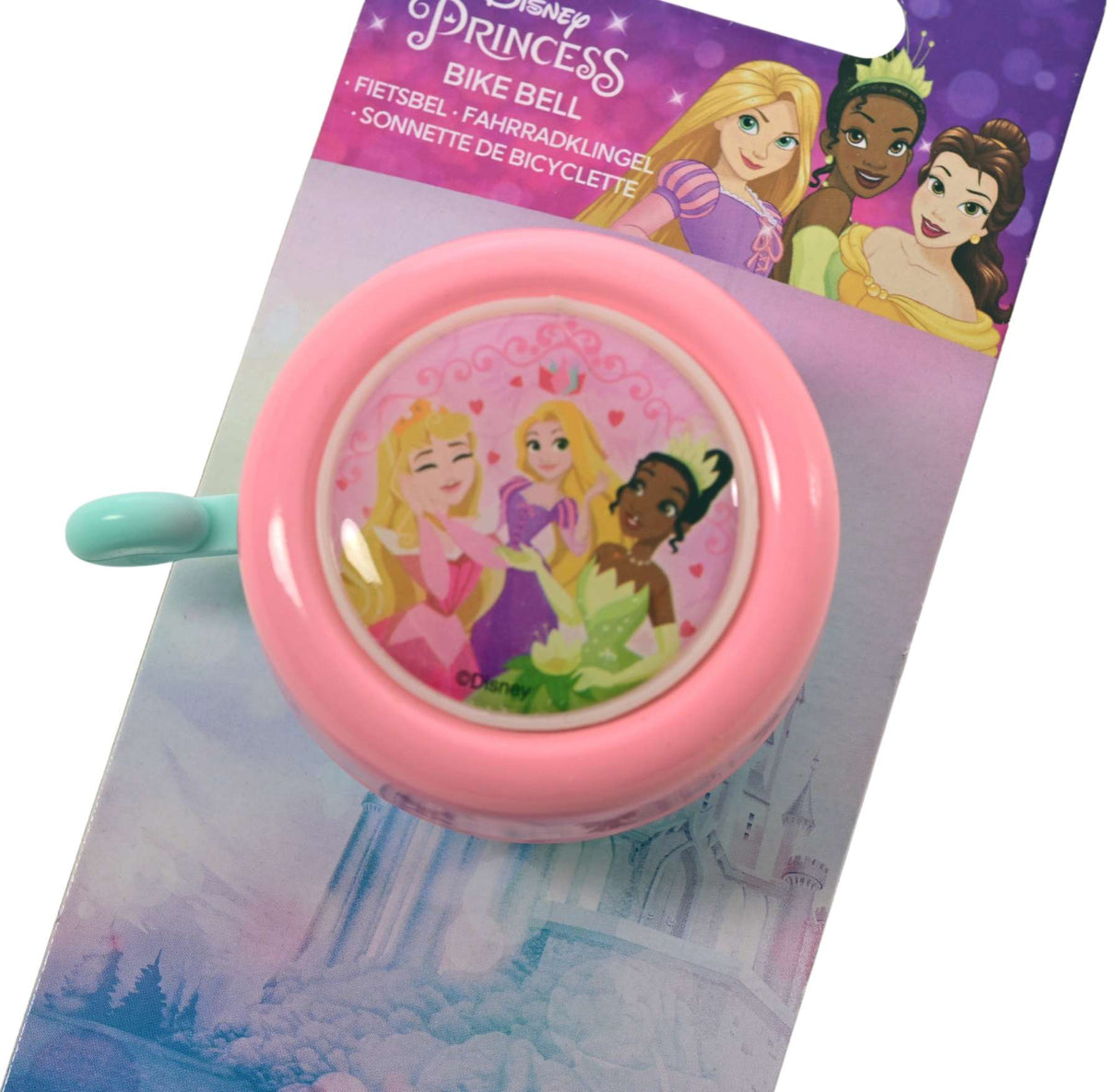 Disney Princess Fahrradklingel – Mädchen – Rosa Blau