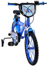 Stichstitch Kinderfiets Jongens 16 Zoll Blauw Twee Handremmen