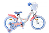 Stitch Stitch Kinderfahrrad Mädchen 16 Zoll Creme Koralle Blau Zwei Handbremsen