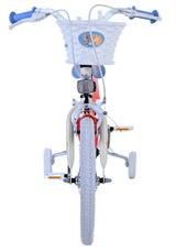 Stitch Stitch Kinderfahrrad Mädchen 16 Zoll Creme Koralle Blau Zwei Handbremsen