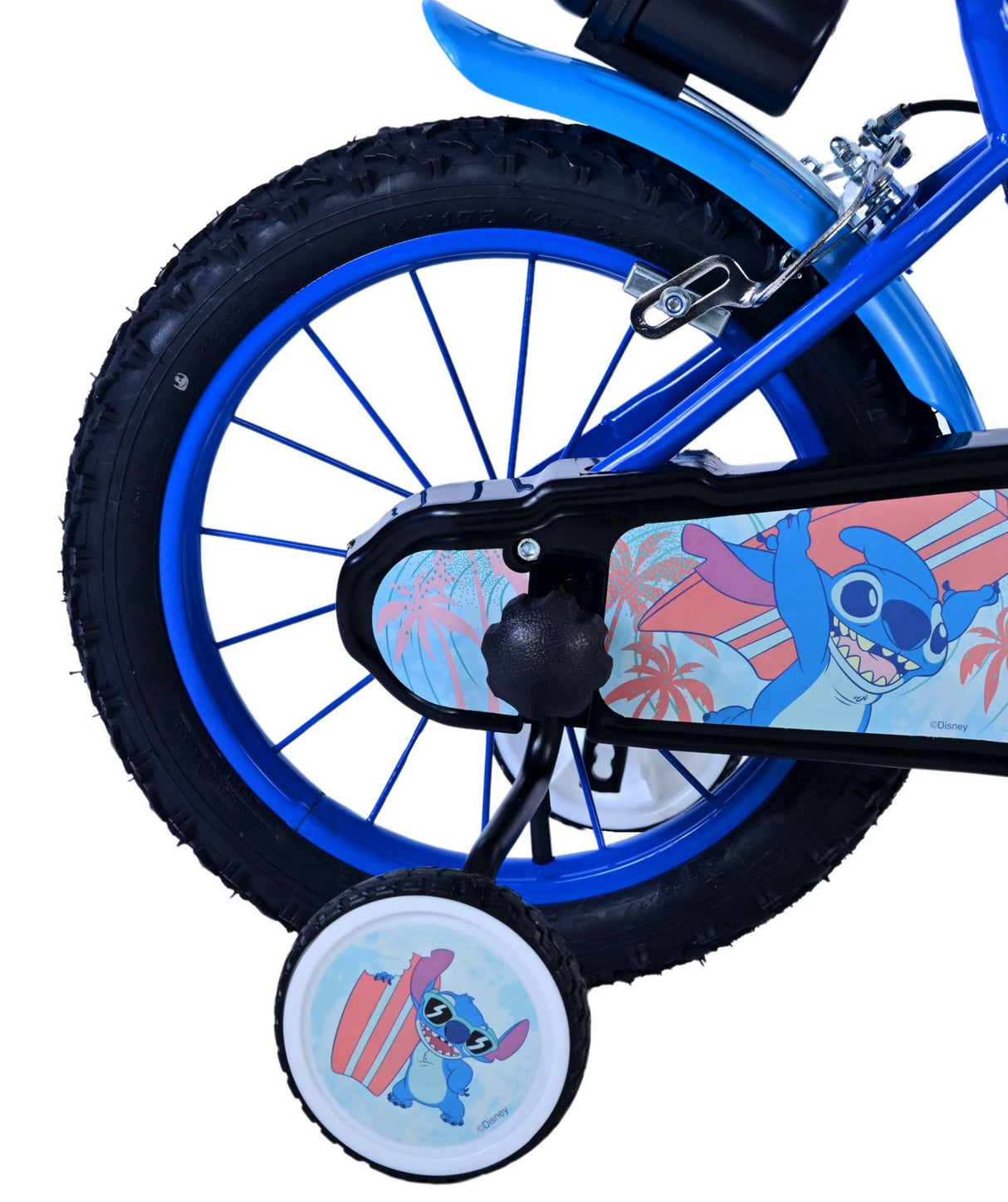 Stichstichstich Kinderrad Jungen 14 Zoll blau zwei Handbremsen