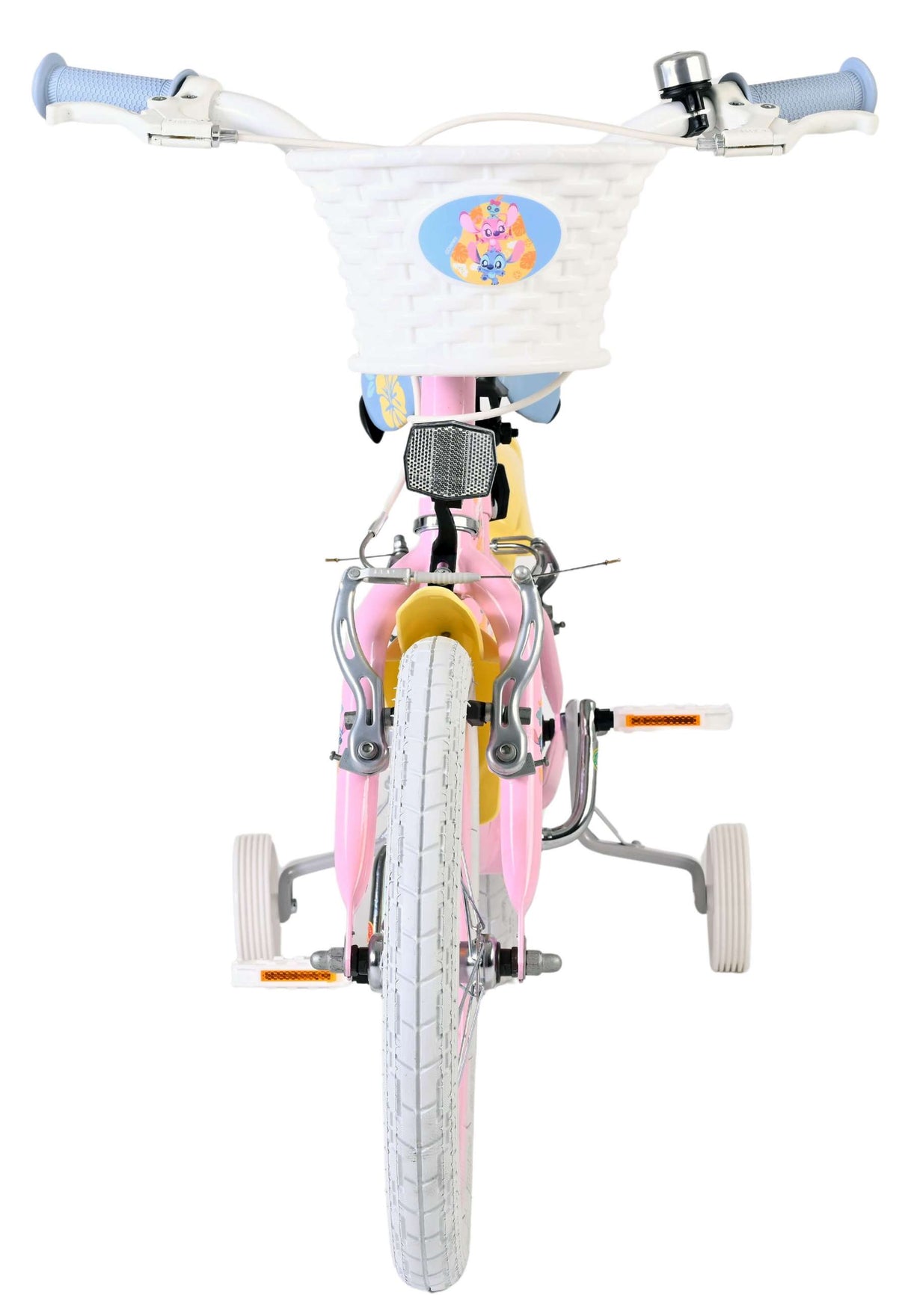 Stich Disney Stitch Kinderfahrrad – Mädchen – 16 Zoll – Pink – zwei Handbremsen