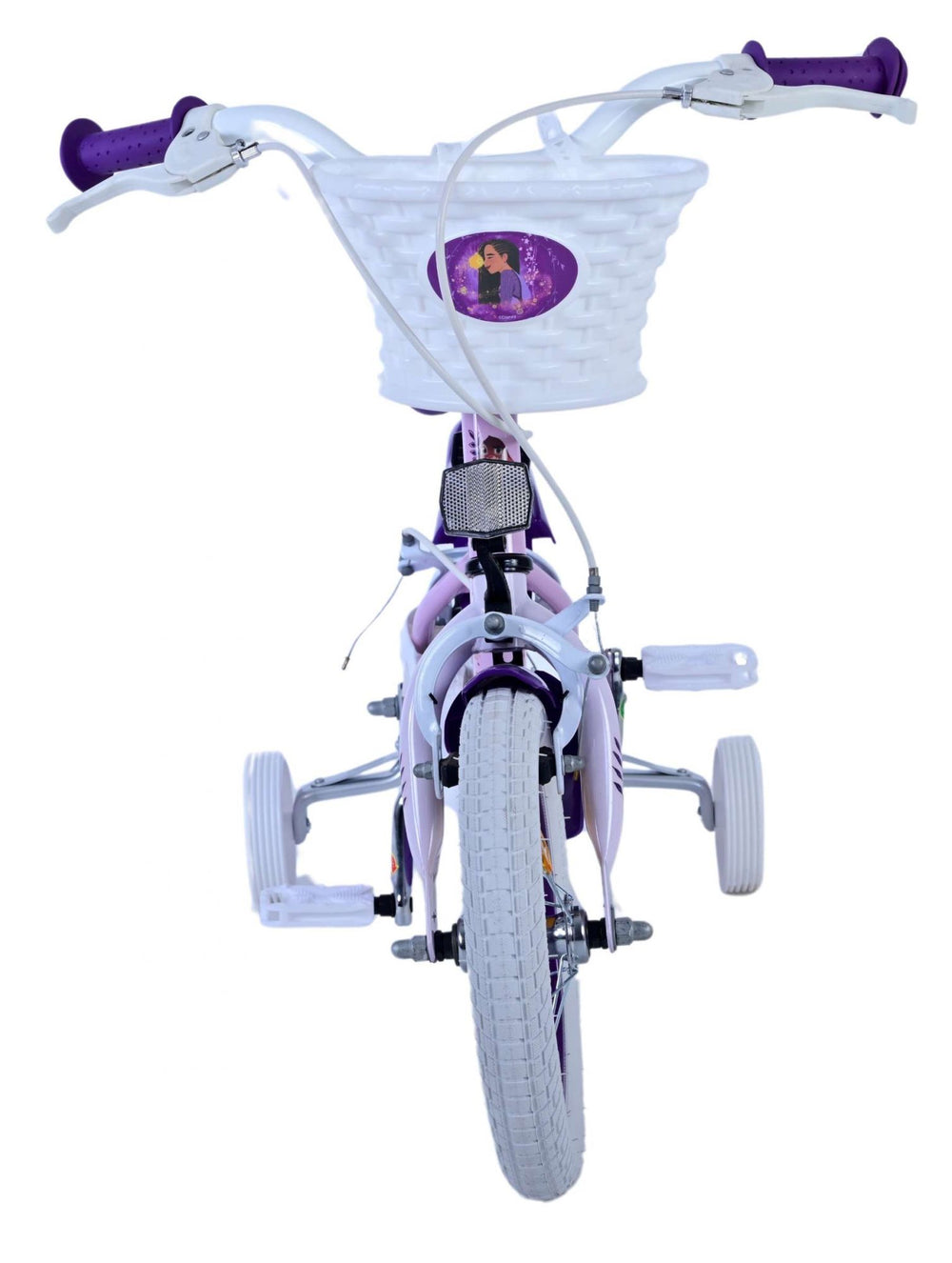Wünschen Sie Disney Children's Bicycle - Mädchen - 12 Zoll - Lila - Zwei Handbremsen