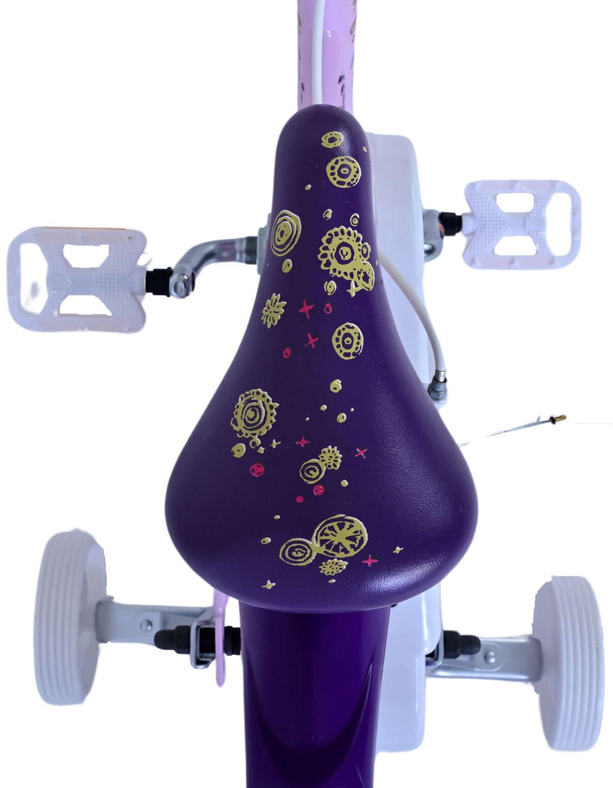 Wünschen Sie Disney Children's Bicycle - Mädchen - 14 Zoll - lila - zwei Handbremsen