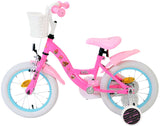 Volare Puppen-Kinderfahrrad – Mädchen – 14 Zoll – Rosa