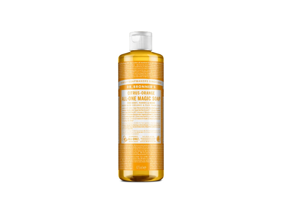 Dr. Bronner's Flüssigseife – reines Kastilien – Zitrus – 475 ml