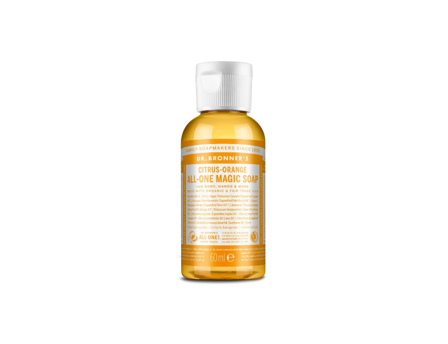 Dr. Bronner's Flüssigseife – reines Kastilien – Zitrus – 60 ml