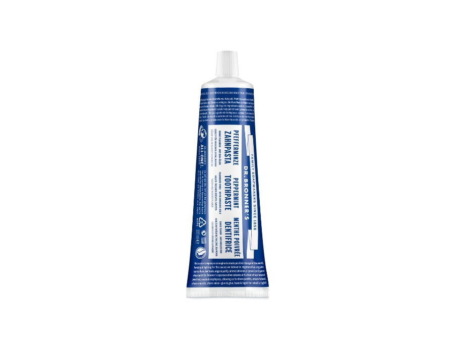 Dr. Bronners Zahnpasta -Pfefferminze ohne Fluorid