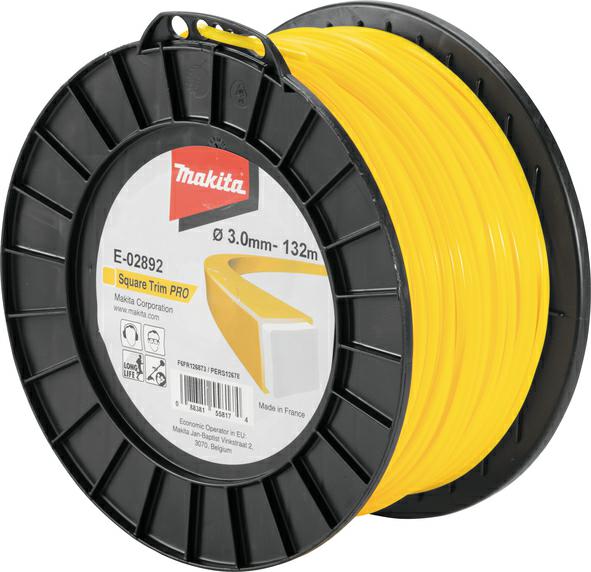 Makita nylon vierkante lijn pro 3,0mm 132mb