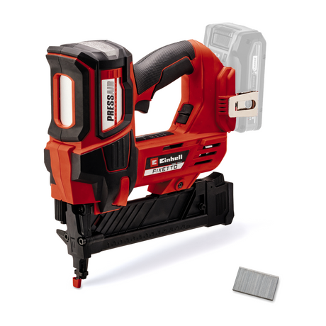 Einhell Profi-Akkunagler Fixetto 18 38 S Li Solo – Power X-Change – 18 V Li-Ion – max. 60 Schuss pro Minute – inkl. 500 staples - excl. Akku und Ladegerät