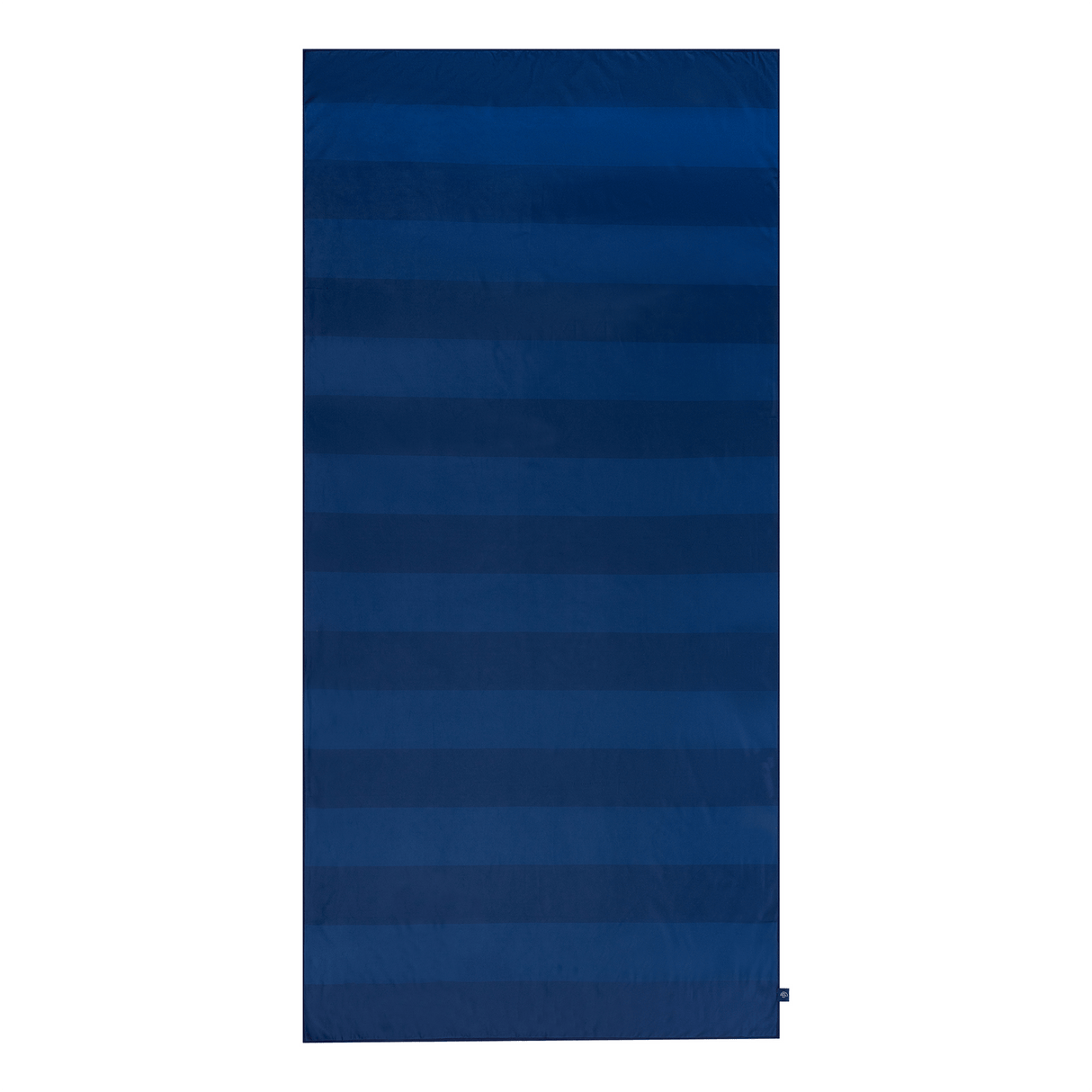 Lebendige Streifen | blaues Mikrofaserhandtuch 180 x 90 cm