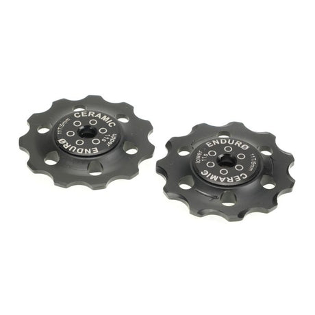 Enduro-Lager-Umwerferrollen – Zero-Keramik – Shimano – 11-Gang – Schwarz