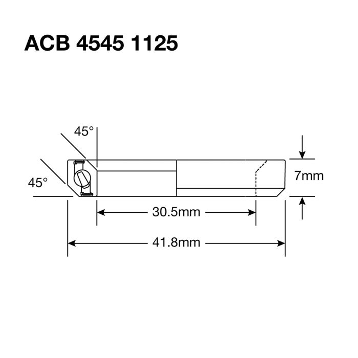 Enduro Bearing Steuersatz ACB 4545 1125 30,5x41,8x6,5 (45x45°)