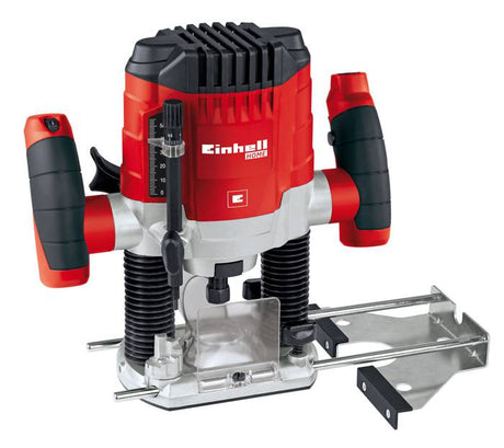 Einhell Elektro-Oberfräse TC-RO 1155 E – 1100 W – 6 und 8 mm Spannzange – Drehzahlregelung – Absaugadapter – inkl. Zubehör