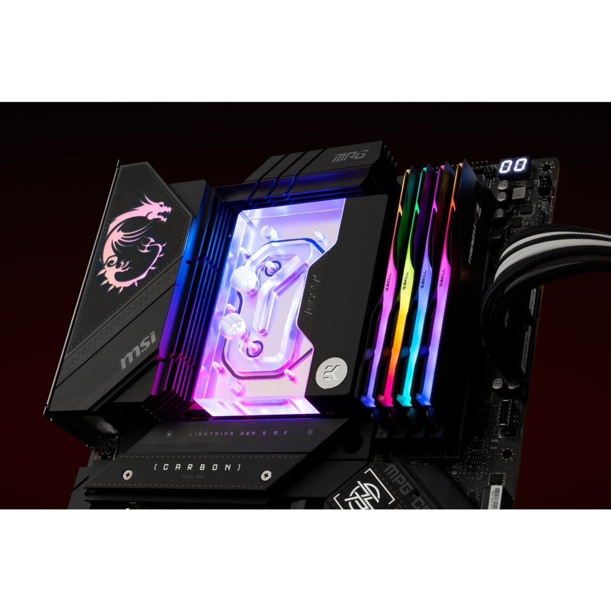 EKWB EK-Quantum Velocity² D-RGB AM5 Nickel + Acryl