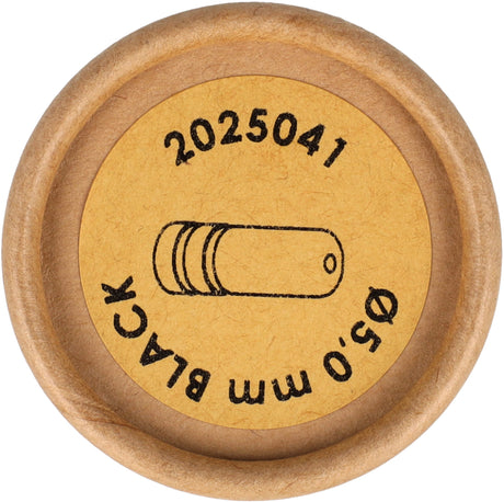 Elvedes Endkappen PVC 5,0 mm 100 Stück schwarz